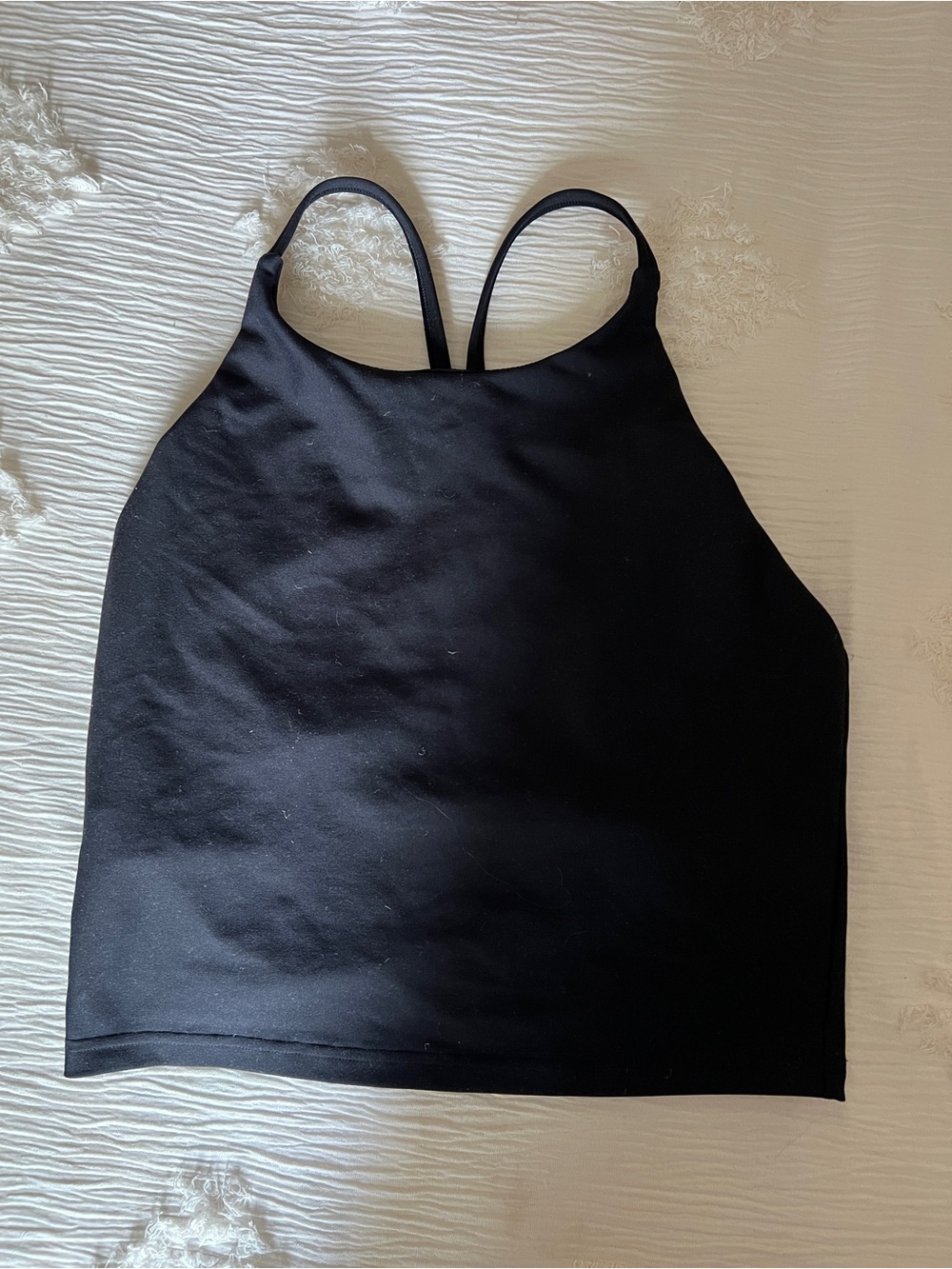 Old Navy Black Halter Crop Cami